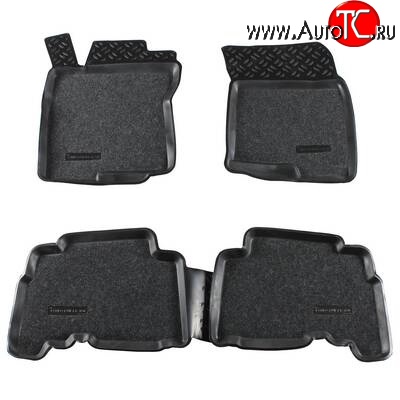 3 589 р. Комплект ковриков в салон Aileron 4 шт. (полиуретан, покрытие Soft) Toyota Land Cruiser Prado J150 дорестайлинг (2009-2013)  с доставкой в г. Майкоп