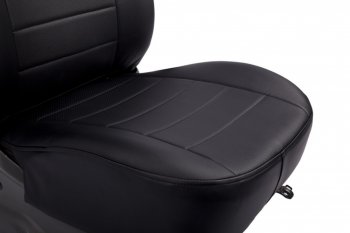 5 999 р. Чехлы на сиденья из экокожи Seintex  Toyota Land Cruiser Prado  J150 (2009-2013) дорестайлинг (Черный)  с доставкой в г. Майкоп. Увеличить фотографию 3