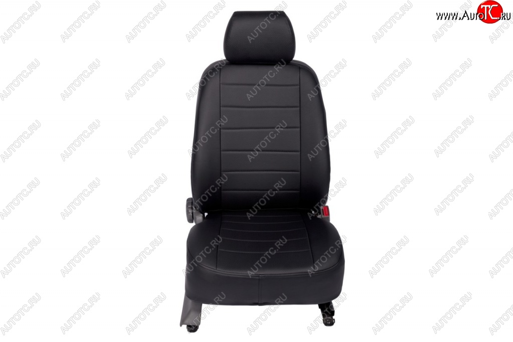 5 999 р. Чехлы на сиденья из экокожи Seintex  Toyota Land Cruiser Prado  J150 (2009-2013) дорестайлинг (Черный)  с доставкой в г. Майкоп