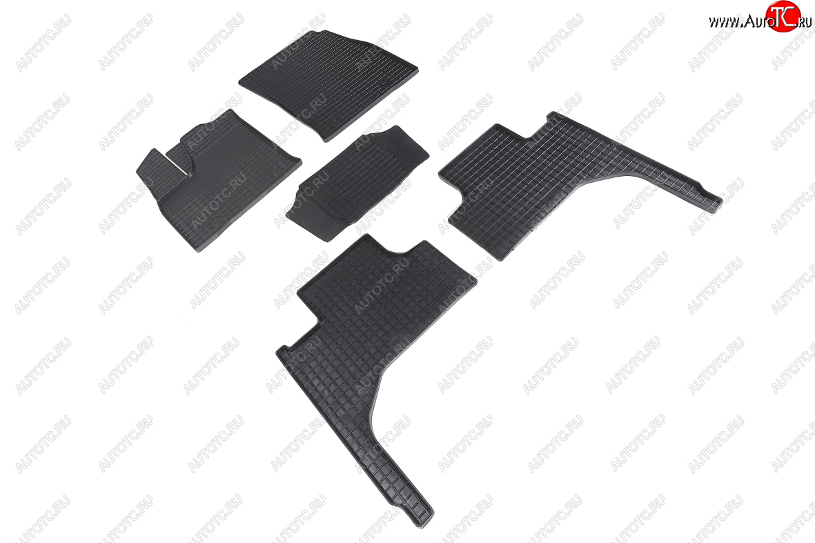 4 099 р. Коврики в салон SeiNtex Cетка Toyota Land Cruiser J300 дорестайлинг (2021-2025) (Черный)  с доставкой в г. Майкоп