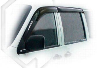 Дефлектор капота (R40G, R50G) CA-Plastiс Toyota LiteAce Noah (1996-2001) (Classic полупрозрачный, Без хром.молдинга)