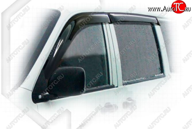 2 079 р. Дефлектор капота (R40G, R50G) CA-Plastiс Toyota LiteAce Noah (1996-2001) (Classic полупрозрачный, Без хром.молдинга)  с доставкой в г. Майкоп