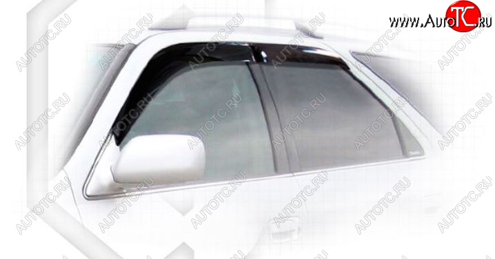 1 899 р. Дефлектора окон CA-Plastic  Toyota Mark 2  Qualis (1997-2002) седан (Classic полупрозрачный, Без хром.молдинга)  с доставкой в г. Майкоп
