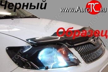 1 899 р. Защита фар CA-Plastiс  Toyota Mark 2  X100 (1996-2000) седан (Classic черный)  с доставкой в г. Майкоп