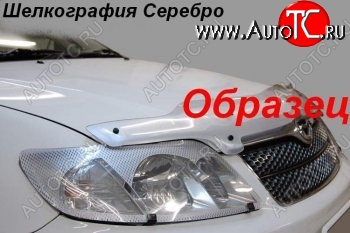 1 999 р. Защита фар CA-Plastiс  Toyota Mark 2  X100 (1996-2000) седан (Шелкография серебро)  с доставкой в г. Майкоп