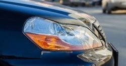 999 р. Реснички на фары RA Toyota Mark 2 X110 седан дорестайлинг (2000-2002) (Неокрашенные)  с доставкой в г. Майкоп. Увеличить фотографию 2