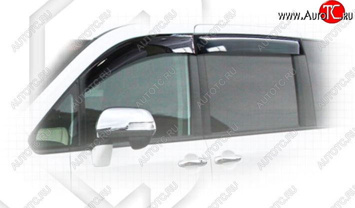 2 079 р. Дефлектора окон CA-Plastic Toyota Noah 2 дорестайлинг (2007-2010) (Classic полупрозрачный, Без хром.молдинга)  с доставкой в г. Майкоп