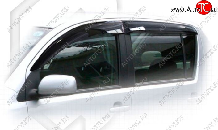2 159 р. Дефлектора окон CA-Plastic Toyota Passo 1 (2004-2010) (Classic полупрозрачный)  с доставкой в г. Майкоп