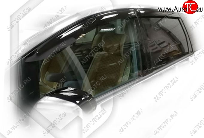 2 079 р. Дефлектора окон CA-Plastic Toyota Previa 2 (2000-2006) (Classic полупрозрачный, Без хром.молдинга)  с доставкой в г. Майкоп
