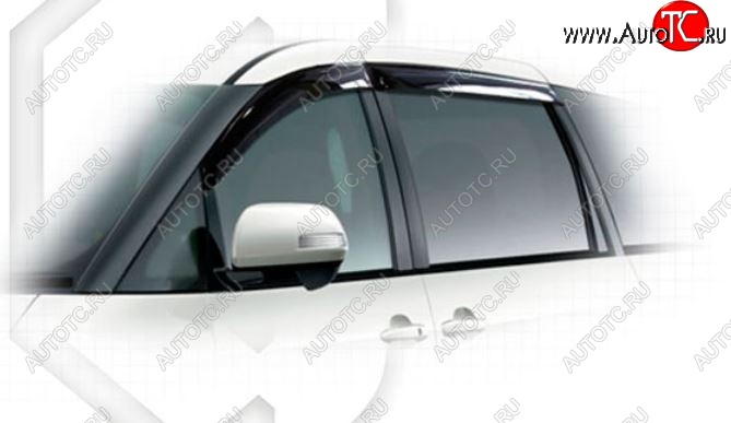 2 079 р. Дефлектора окон CA-Plastic  Toyota Previa  3 (2006-2009) дорестайлинг (Classic полупрозрачный, Без хром.молдинга)  с доставкой в г. Майкоп