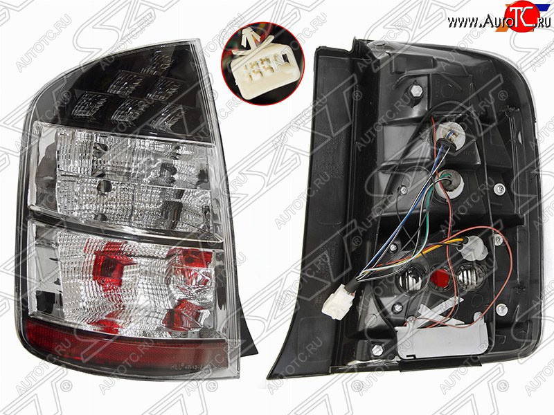 4 399 р. Левый задний фонарь для SAT Toyota Prius XW20 дорестайлинг (2003-2005)  с доставкой в г. Майкоп