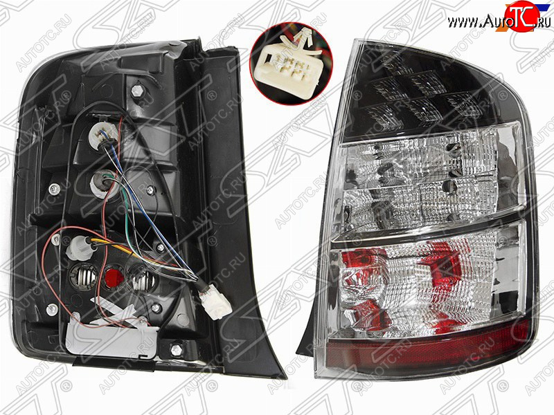 4 399 р. Правый задний фонарь для SAT Toyota Prius XW20 дорестайлинг (2003-2005)  с доставкой в г. Майкоп