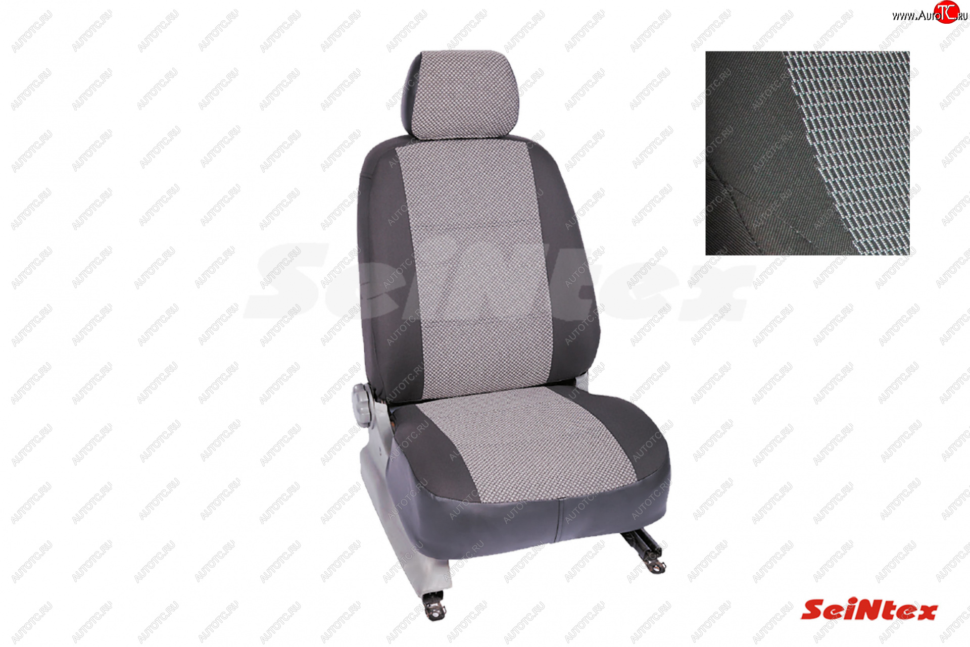 4 999 р. Чехлы для сидений на Seintex (жаккард) Toyota Prius XW30 дорестайлинг (2009-2011)  с доставкой в г. Майкоп
