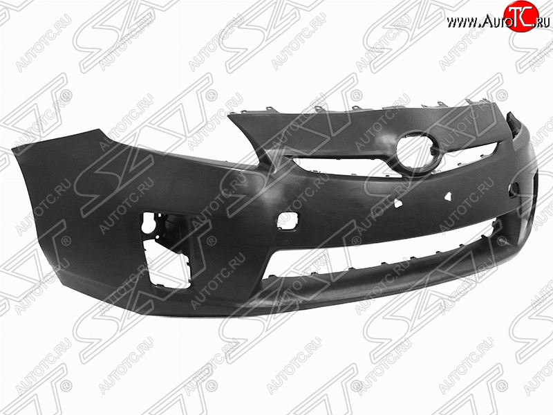 4 199 р. Передний бампер SAT (Китай) Toyota Prius XW30 дорестайлинг (2009-2011) (Неокрашенный)  с доставкой в г. Майкоп