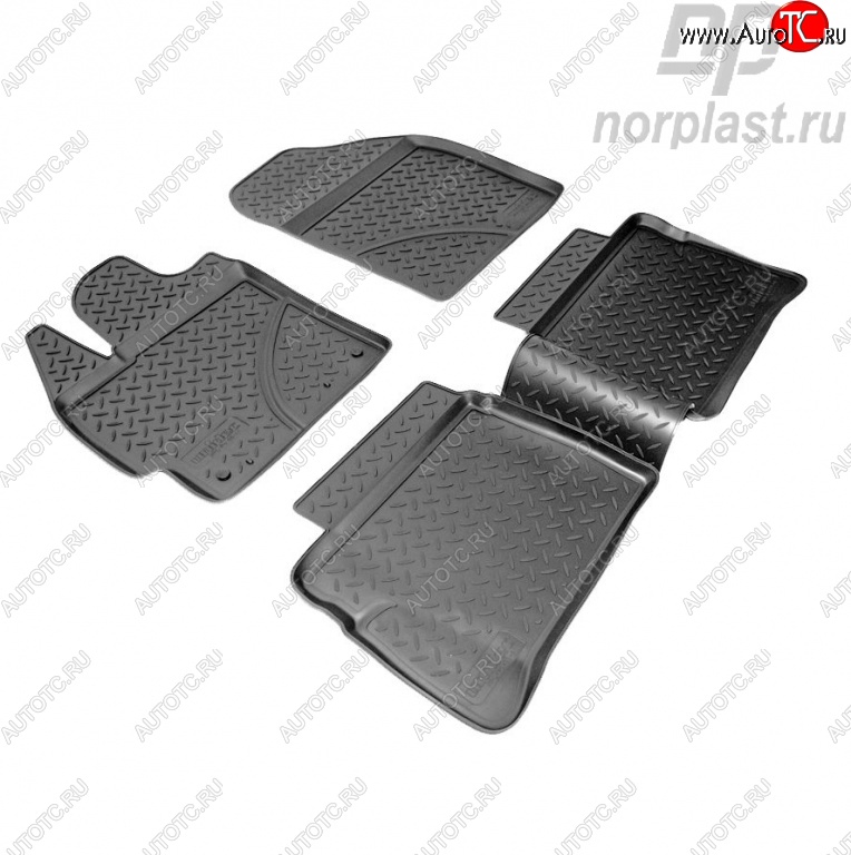 2 359 р. Комплект ковриков в салон Norplast Toyota Prius Alfa лифтбек рестайлинг (2011-2015)  с доставкой в г. Майкоп