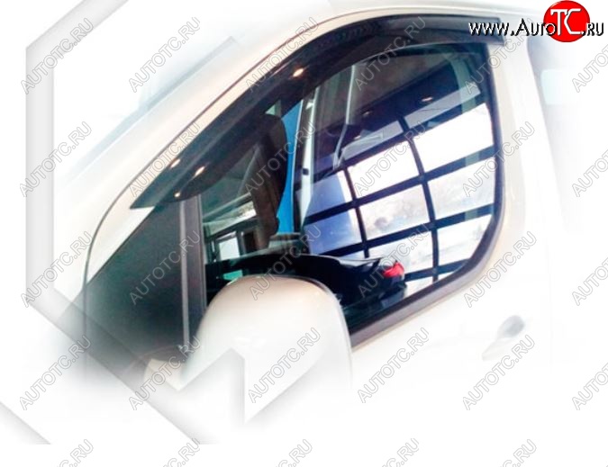1 839 р. Дефлектора окон CA-Plastic  Toyota ProAce  2 (2016-2025) (Classic полупрозрачный, Без хром.молдинга)  с доставкой в г. Майкоп