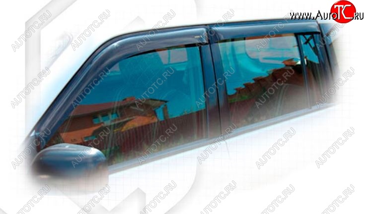 1 999 р. Дефлектор капота CA-Plastiс  Toyota Probox  рестайлинг (2014-2025) (Classic полупрозрачный, Без хром.молдинга)  с доставкой в г. Майкоп