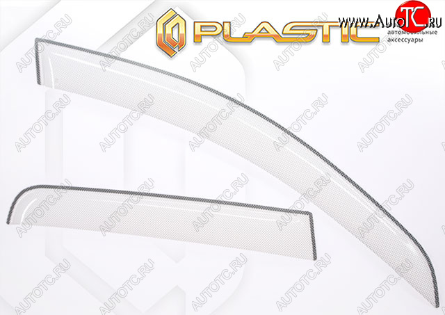 2 979 р. Дефлектора окон CA-Plastic Toyota Raize A210A,A202A,A200A,A201A (2019-2025) (серия Шелкография белая)  с доставкой в г. Майкоп