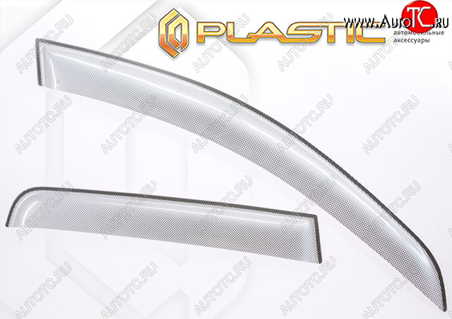 2 979 р. Дефлектора окон CA-Plastic Toyota Raize A210A,A202A,A200A,A201A (2019-2025) (серия Шелкография серебро)  с доставкой в г. Майкоп