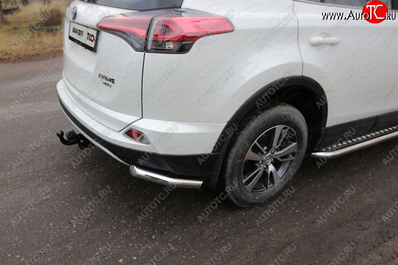 13 599 р. Фаркоп (тягово-сцепное устройство) TCC Toyota RAV4 XA40 5 дв. рестайлинг (2015-2019) (Оцинкованный, шар A - оцинкованный)  с доставкой в г. Майкоп