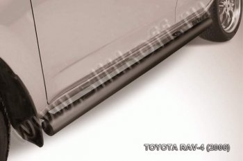 Защита порогов Slitkoff Toyota RAV4  XA305 (2005-2009) 5 дв. дорестайлинг