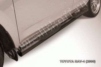 Защита порогов Slitkoff Toyota RAV4  XA305 (2005-2009) 5 дв. дорестайлинг