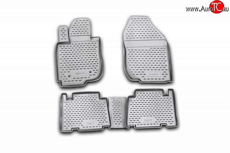 2 479 р. Коврики в салон Element 4 шт. (полиуретан) (длинная база) Toyota RAV4 XA305 5 дв. дорестайлинг (2005-2009)  с доставкой в г. Майкоп