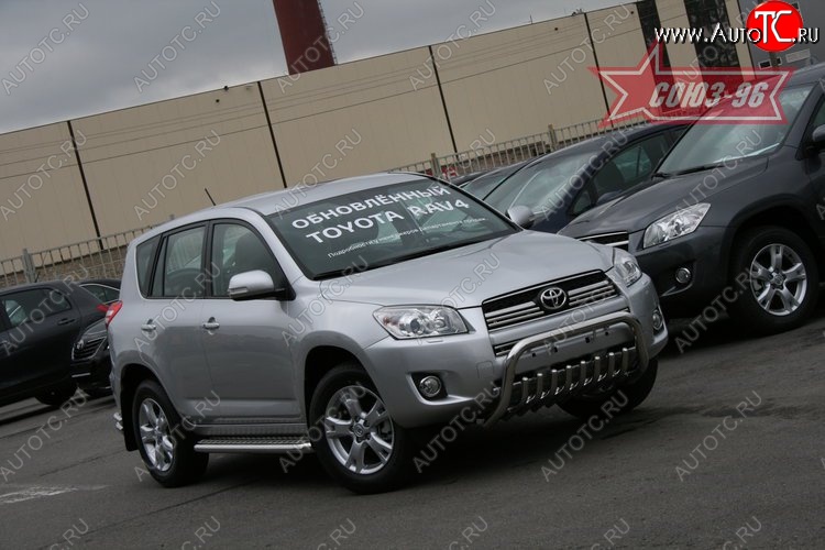 17 279 р. Защита переднего бампера Souz-96 (d60) Toyota RAV4 XA30 5 дв. 1-ый рестайлинг (2008-2010)  с доставкой в г. Майкоп