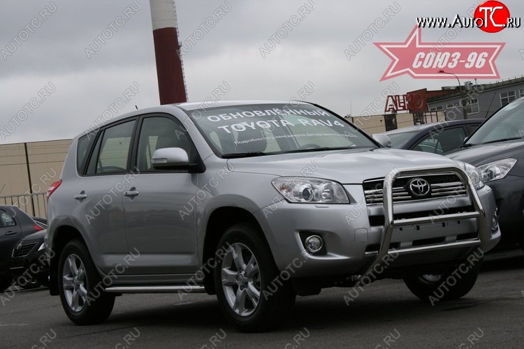13 049 р. Защита переднего бампера Souz-96 (d60) Toyota RAV4 XA30 5 дв. 1-ый рестайлинг (2008-2010)  с доставкой в г. Майкоп