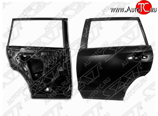 18 949 р. Левая задняя дверь SAT. Toyota RAV4 XA50 5 дв. дорестайлинг (2018-2025) (Неокрашенная)  с доставкой в г. Майкоп