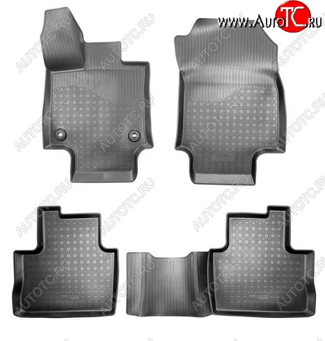 2 399 р. Коврики салонные (АКПП) Norplast  Toyota RAV4  XA50 (2018-2025) 5 дв. дорестайлинг (Черный)  с доставкой в г. Майкоп