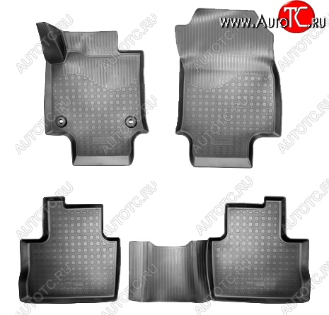 2 399 р. Коврики салонные (МКПП) Norplast  Toyota RAV4  XA50 (2018-2025) 5 дв. дорестайлинг (Черный)  с доставкой в г. Майкоп