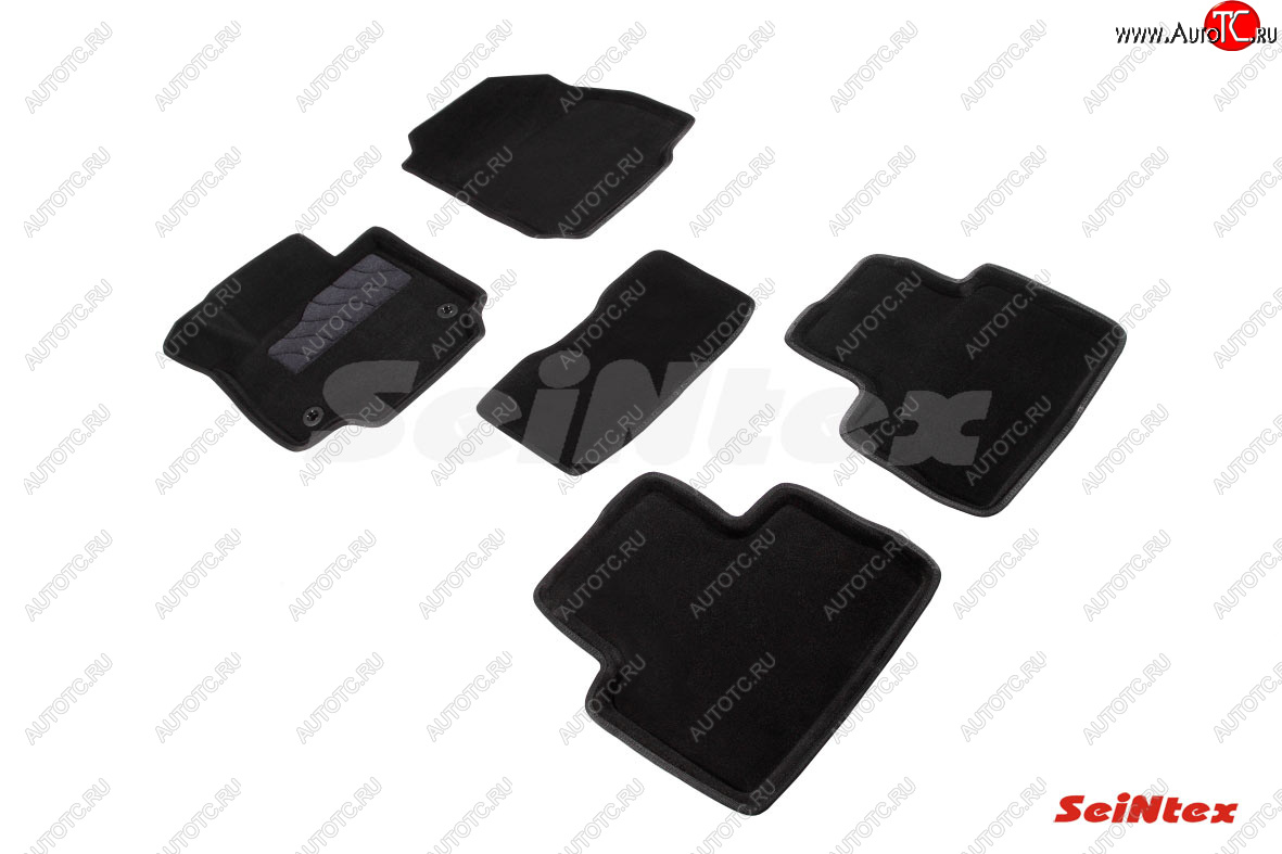 5 699 р. Текстильные 3D коврики в салон SEINTEX МКПП  Toyota RAV4  XA50 (2018-2025) 5 дв. дорестайлинг  с доставкой в г. Майкоп
