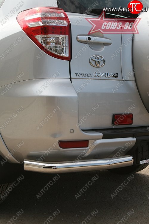 9 584 р. Защита заднего бампера из боковых уголков Souz-96 (d60) Toyota RAV4 XA30 5 дв. удлиненный 2-ой рестайлинг (2010-2013)  с доставкой в г. Майкоп