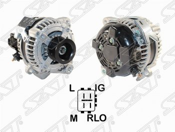 Генератор (100A/ 12V) (2AZ) SAT Toyota RAV4 ( XA305,  XA30) (2005-2013) 5 дв. дорестайлинг, 5 дв. 1-ый рестайлинг, 5 дв. 2-ой рестайлинг
