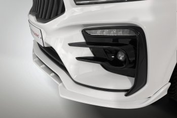 2 899 р. Сплиттер переднего бампера QUASAR KIA Rio 4 FB дорестайлинг седан (2016-2020) (Неокрашенный)  с доставкой в г. Майкоп. Увеличить фотографию 3