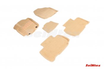 7 649 р. Комплект ворсовых ковриков в салон Seintex (3D)  Toyota RAV4  XA40 (2012-2019) 5 дв. дорестайлинг, 5 дв. рестайлинг (Черный)  с доставкой в г. Майкоп. Увеличить фотографию 2
