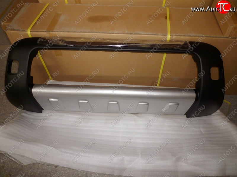 6 099 р. Накладка на передний бампер SuvStyle v2 Toyota RAV4 XA305 5 дв. дорестайлинг (2005-2009) (Неокрашенная)  с доставкой в г. Майкоп