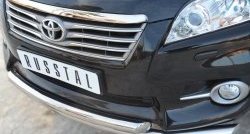 19 999 р. Защита переднего бампера (2 трубыØ76 и 42 мм, нержавейка) SLITKOFF  Toyota RAV4  XA30 (2010-2013) 5 дв. 2-ой рестайлинг  с доставкой в г. Майкоп. Увеличить фотографию 2