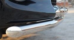 19 999 р. Защита переднего бампера (2 трубыØ76 и 42 мм, нержавейка) SLITKOFF  Toyota RAV4  XA30 (2010-2013) 5 дв. 2-ой рестайлинг  с доставкой в г. Майкоп. Увеличить фотографию 3