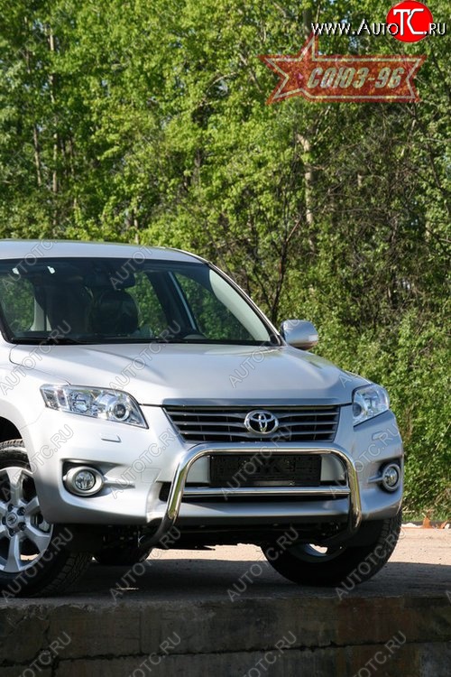 1 169 р. Защита переднего бампера Souz-96 (d60) Toyota RAV4 XA30 5 дв. 2-ой рестайлинг (2010-2013)  с доставкой в г. Майкоп