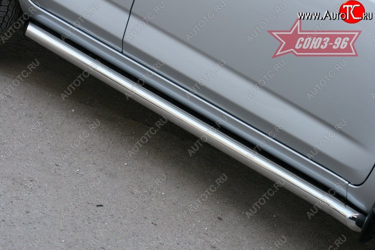 11 339 р. Защита порогов Souz-96 (d60) Toyota RAV4 XA30 5 дв. 2-ой рестайлинг (2010-2013)  с доставкой в г. Майкоп