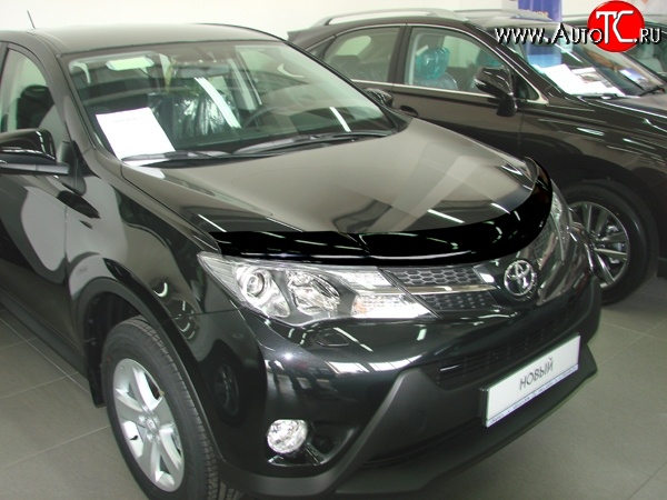 3 299 р. Дефлектор капота NovLine Toyota RAV4 XA40 5 дв. дорестайлинг (2012-2015)  с доставкой в г. Майкоп