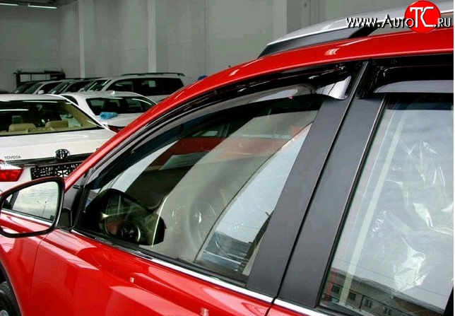 3 199 р. Дефлекторы окон (ветровики) Novline 4 шт. Toyota RAV4 XA40 5 дв. дорестайлинг (2012-2015)  с доставкой в г. Майкоп