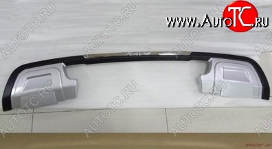 13 299 р. Накладка на задний бампер CT v1 Toyota RAV4 XA40 5 дв. дорестайлинг (2012-2015) (Неокрашенная)  с доставкой в г. Майкоп