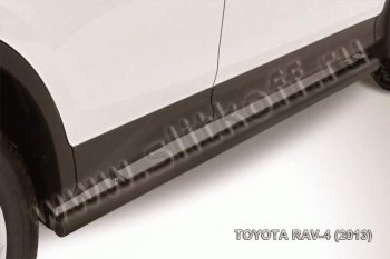 Защита порогов Slitkoff Toyota RAV4  XA40 (2012-2015) 5 дв. дорестайлинг