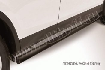 Защита порогов Slitkoff Toyota RAV4  XA40 (2012-2015) 5 дв. дорестайлинг