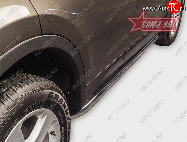 13 679 р. Защита порогов Souz-96 (d60) Toyota RAV4 XA40 5 дв. дорестайлинг (2012-2015)  с доставкой в г. Майкоп