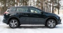 23 799 р. Широкая защита порогов (рестайлинг) SLITKOFF  Toyota RAV4  XA40 (2012-2015) 5 дв. дорестайлинг  с доставкой в г. Майкоп. Увеличить фотографию 3