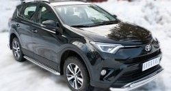 23 799 р. Широкая защита порогов (рестайлинг) SLITKOFF  Toyota RAV4  XA40 (2012-2015) 5 дв. дорестайлинг  с доставкой в г. Майкоп. Увеличить фотографию 4
